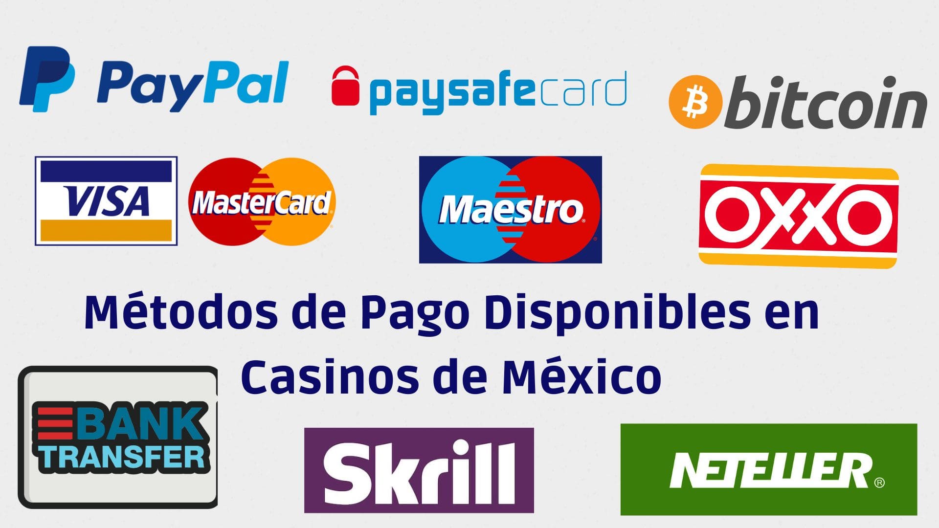 Métodos de Pago Disponibles en Casinos de México